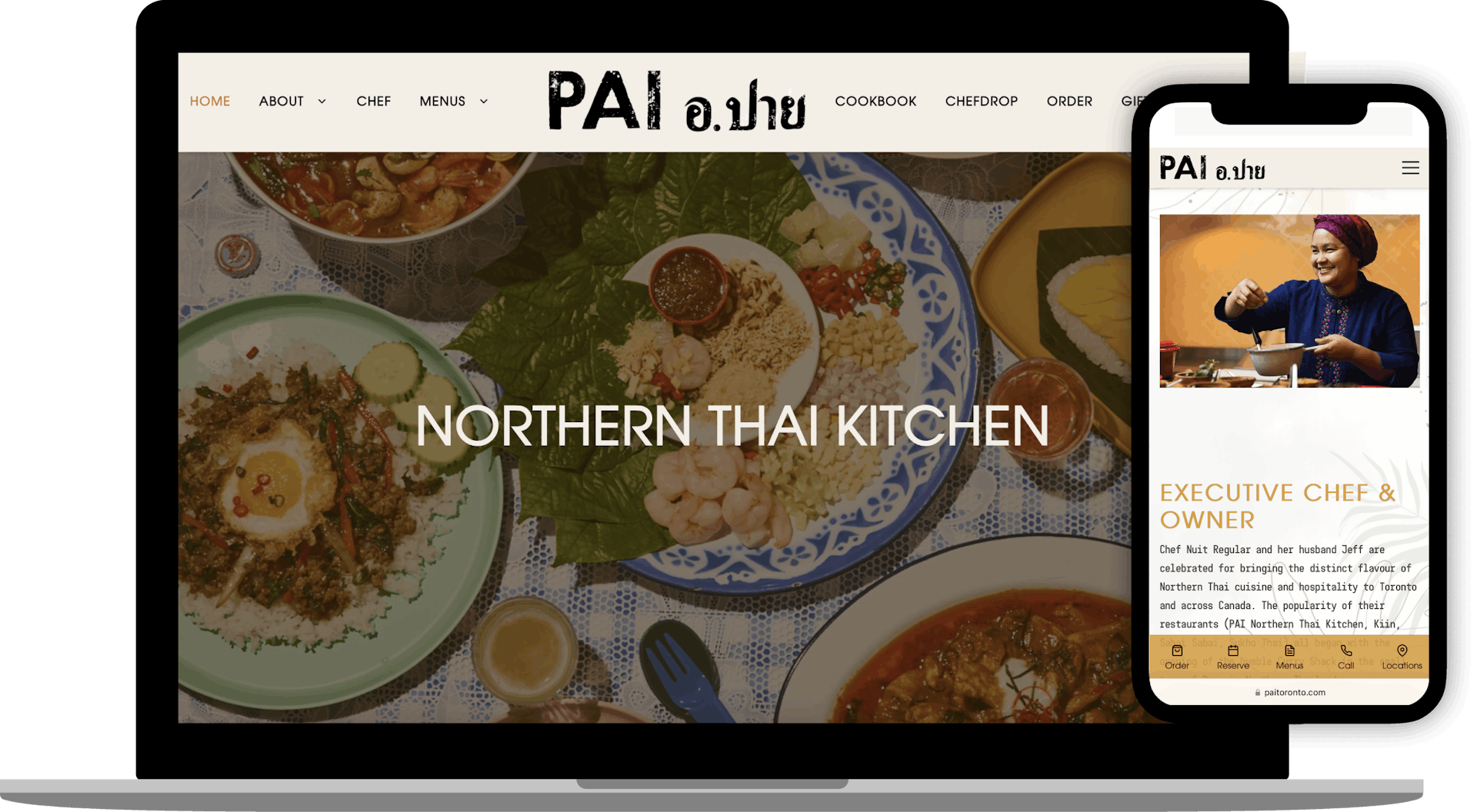 PAI Northern Kitchen Website